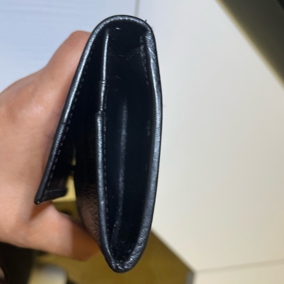 Celine Macadam Wallet in Coated Canvas, Blue/Brown - Picture 3 of 12
